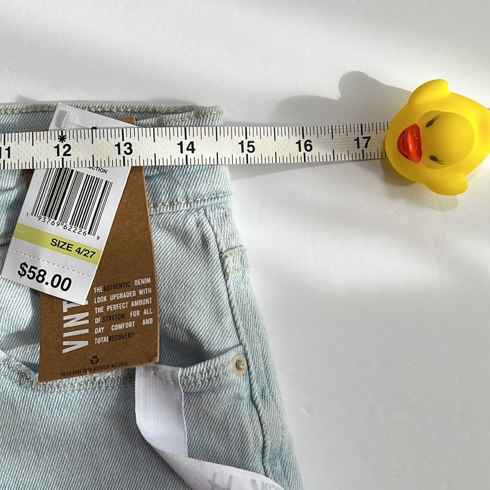 NWT Kensie Vintage Luxe High Rise Denim Shorts SZ-27 - Picture 11 of 12